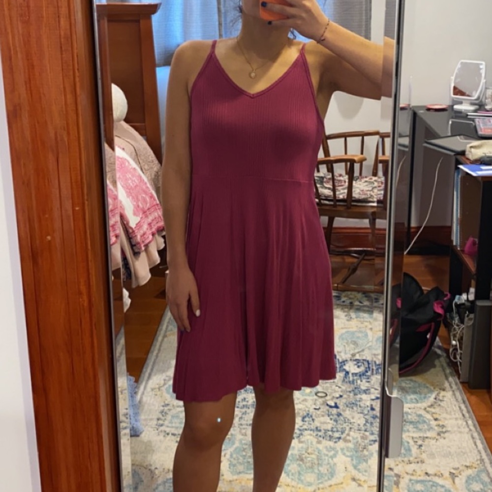 Magenta Flowy Dress